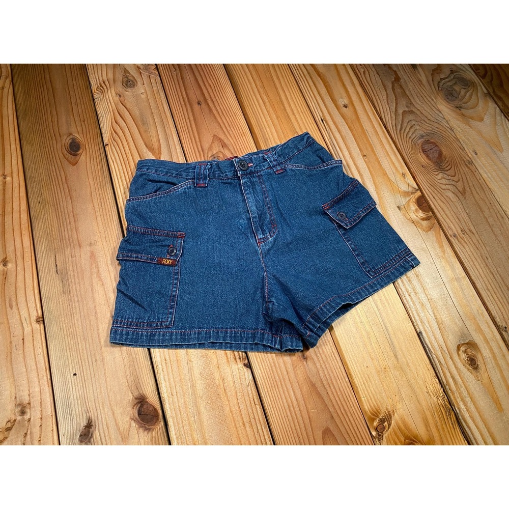 Vintage 90s/Y2k Roxy Nylon Blend Utility Cargo Shorts - W28xL13.5